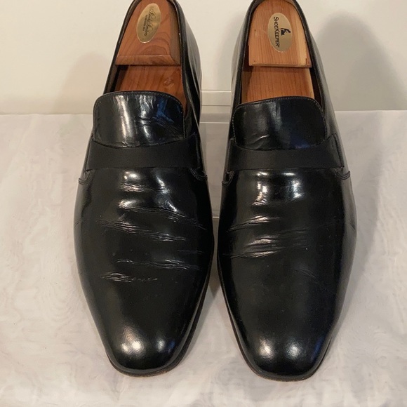 black bally shoes